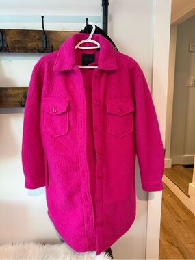 RD Style Hot Pink shacket